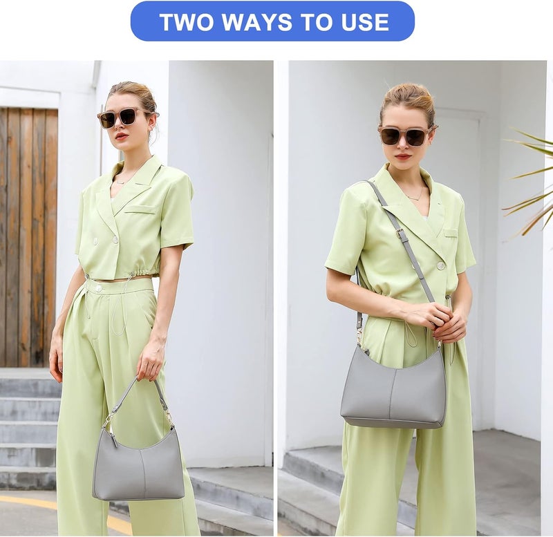 Keyli Small Shoulder Handbags for Women Mini Purse Waterproof Soft Leather Crossbody Bags for Work Shopping Travel - Image 2